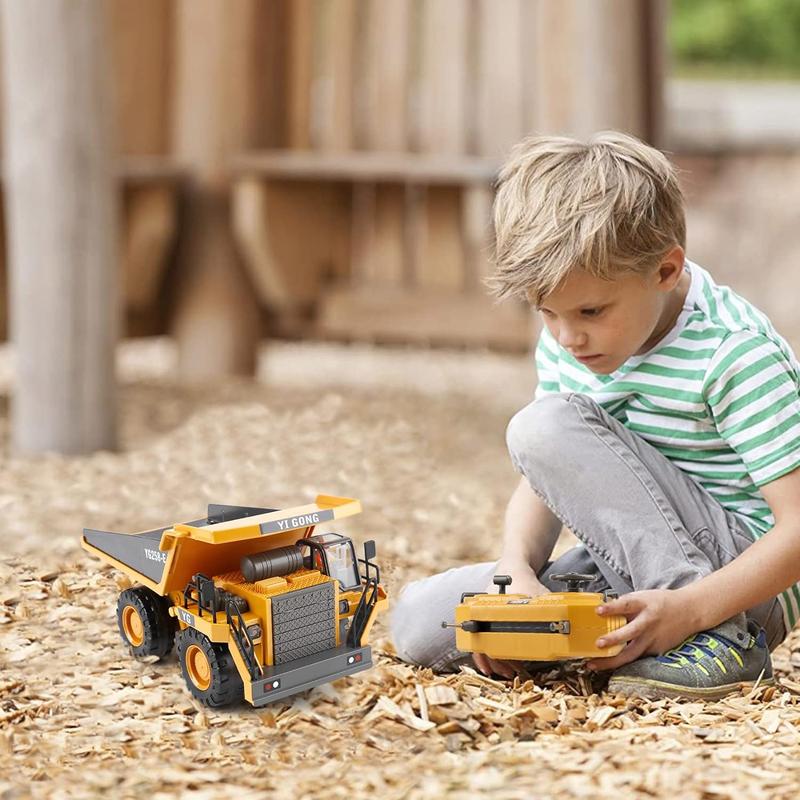 Glamgo Remote Control Car 1:20 Scale Children's Toy Excavator Remote Control Car