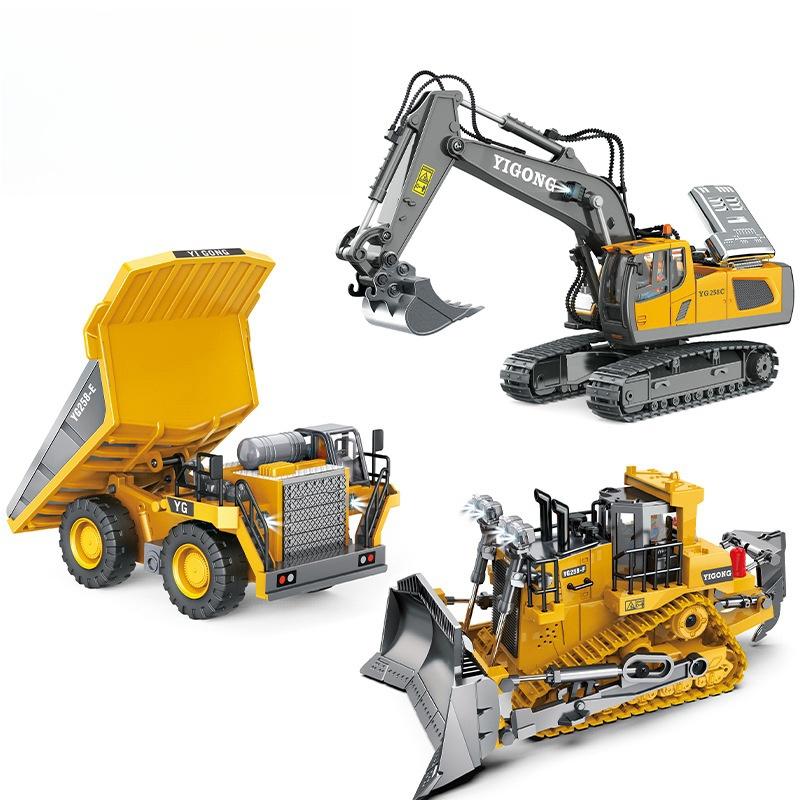 Glamgo Remote Control Car 1:20 Scale Children's Toy Excavator Remote Control Car